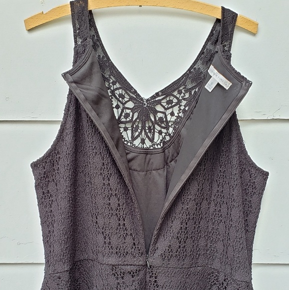 London Times Black Lace Sleeveless Dress - 16 - Picture 8 of 8